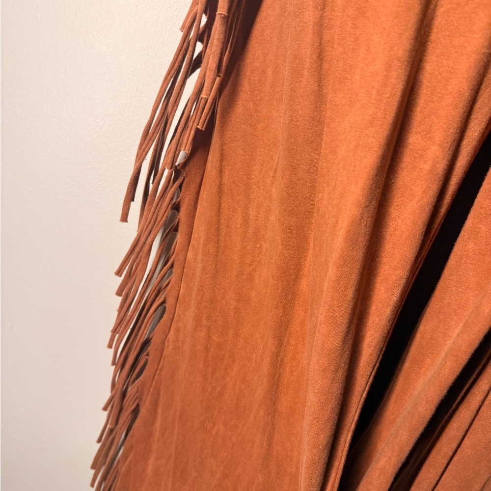 Rust Fringe Jumpsuit - Picture 4 of 5